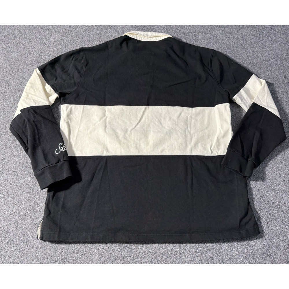 Staple MLS Cup 2023 Columbus Crew Men's Striped Rugby Polo Shirt Long‎ Sleeve XL - Picture 2 of 7